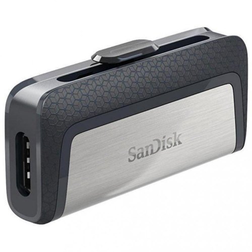 USB флеш, 256GB, SanDisk Dual Drive USB Type-C (SDDDC2-256G-G46) пластик, USB 3.1