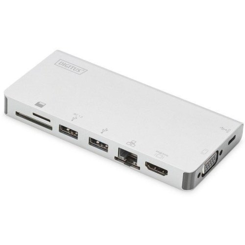 Док-станція DIGITUS Travel USB-C, 8 Port