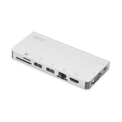 Док-станція DIGITUS Travel USB-C, 8 Port
