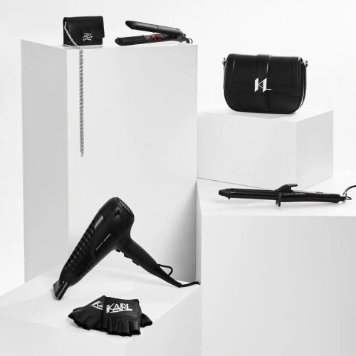 Випрямляч Rowenta x Karl Lagerfeld Easyliss, >240Вт, >200С, кераміка, турмалін , чорний