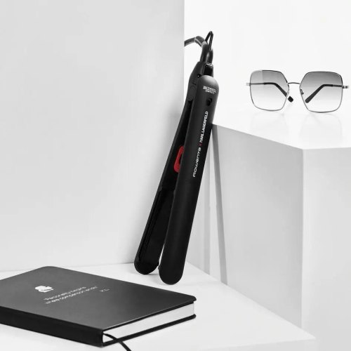 Випрямляч Rowenta x Karl Lagerfeld Easyliss, >240Вт, >200С, кераміка, турмалін , чорний