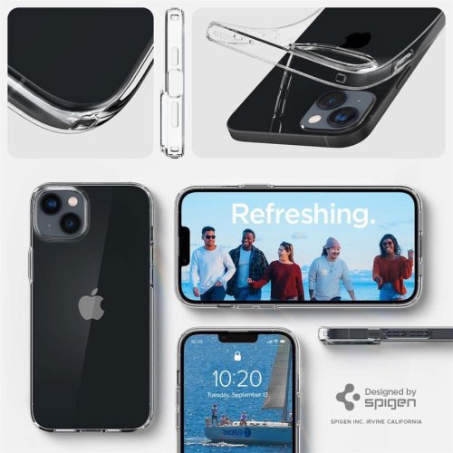 Чохол Spigen для Apple Iphone 14, Crystal Flex, Crystal Clear (ACS04677)
