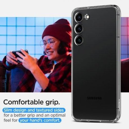 Чохол Spigen для Samsung Galaxy S23+ (S916) Crystal Flex, Crystal Clear (ACS05692)