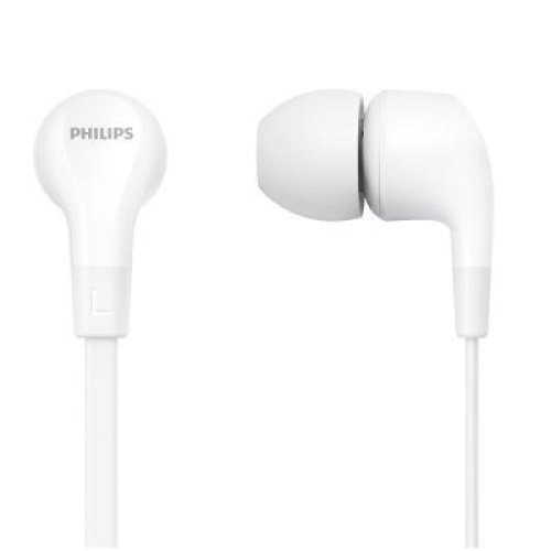 Гарнітура дротова, Philips TAE1105 In-ear Mic White