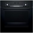 Духова шафа Bosch електрична, 66л, A, дисплей, конвекція, телескоп, чорний