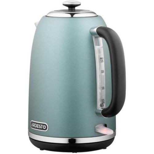 Електрочайник Ardesto Mint Harmony 1.8л, Strix, метал, м'ятний матовий