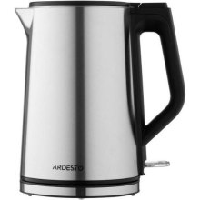 Електрочайник Ardesto Steel Collection 1.5л, подвійні стінки, сріблястий