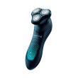 Бритва електрична Remington роторна Hyperflex Aqua, 3 головки для бриття, Li-Ion, сухе/вологе гоління, тример, чорно-синій