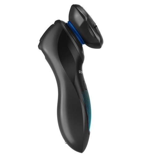 Бритва електрична Remington роторна Hyperflex Aqua, 3 головки для бриття, Li-Ion, сухе/вологе гоління, тример, чорно-синій