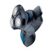 Бритва електрична Remington роторна Hyperflex Aqua, 3 головки для бриття, Li-Ion, сухе/вологе гоління, тример, чорно-синій