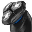 Бритва електрична Remington роторна Hyperflex Aqua, 3 головки для бриття, Li-Ion, сухе/вологе гоління, тример, чорно-синій