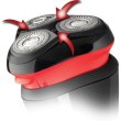 Бритва електр. Remington роторна R3 Style Series, 4Вт,  бритв.головок-3, от сети, сух., тример, чорно-червоний