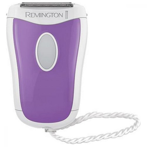 Бритва електр. Remington сіткова Smooth & Silky, АААx2, сух.+волог., жіночий тример, біло-фіолетовий