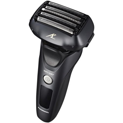 Бритва електрична Panasonic сіткова, головок-5, Li-Ion, сухий+вологий, тример, док-станція , чорно-синій