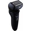 Бритва електрична Panasonic сіткова, головок-5, Li-Ion, сухий+вологий, тример, док-станція , чорно-синій