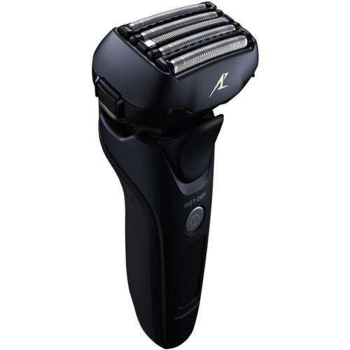 Бритва електрична Panasonic сіткова, головок-5, Li-Ion, сухий+вологий, тример, док-станція , чорно-синій