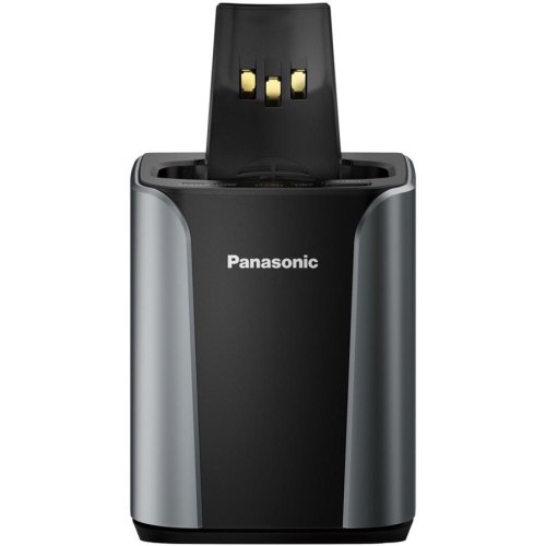 Бритва електрична Panasonic сіткова, головок-5, Li-Ion, сухий+вологий, тример, док-станція , чорно-синій