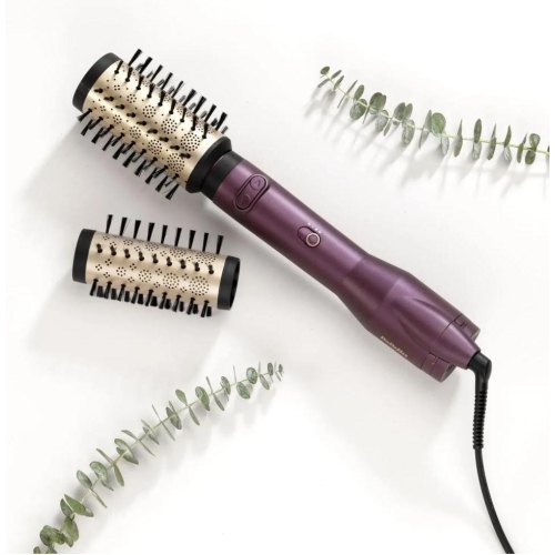 Фен-щітка Babyliss, 650Вт, 2 режими, іоніз-я, хол. обдув, оберт. насадок, кераміка, фіолетовий
