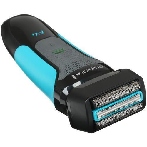 Бритва електр. Remington сіткова F4 Style Series, 24Вт,  бритв.головок-2, Ni-Mh, сух.+волог., тример, чорн-блакитн.