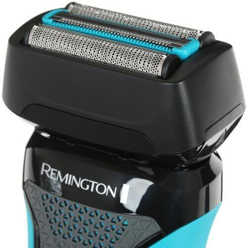 Бритва електр. Remington сіткова F4 Style Series, 24Вт,  бритв.головок-2, Ni-Mh, сух.+волог., тример, чорн-блакитн.