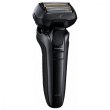 Бритва електрична Panasonic сіткова, 14000 об/хв, головок-5, Li-Ion, сухий+вологий, тример, чохол, Док-станція, чорний