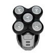 Бритва електрична для голови Remington роторна Ultimate Series RX5, 5 головок для бриття, сухе/вологе бриття, тример, кейс, чорний