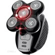 Бритва електрична для голови Remington роторна Ultimate Series RX5, 5 головок для бриття, сухе/вологе бриття, тример, кейс, чорний