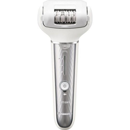 Епілятор Panasonic пінцетний, акумуляторний , пінцет.-60, волог.+сух., насадок-7, футляр , біло- срібний