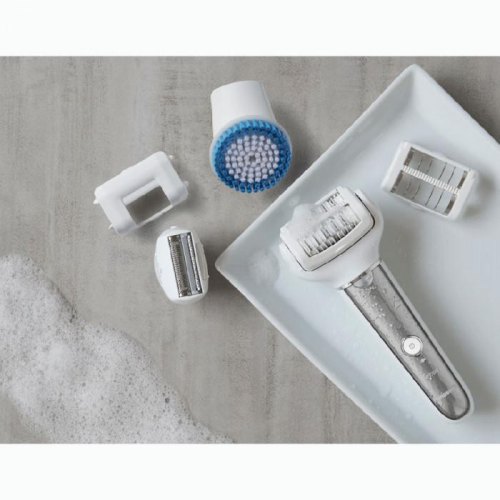 Епілятор Panasonic пінцетний, акумуляторний , пінцет.-60, волог.+сух., насадок-7, футляр , біло- срібний