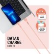 Кабель синхронізації AccLab AL-CBCOLOR-M1PH USB to Micro USB 2,4A 1,2м Peach