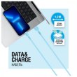 Кабель синхронізації AccLab AL-CBCOLOR-L1BL USB to Lightning 2,4A 1,2м Blue