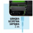 Кабель синхронізації AccLab AL-CBCOLOR-L1BL USB to Lightning 2,4A 1,2м Blue