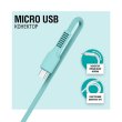 Кабель синхронізації AccLab AL-CBCOLOR-M1MT USB to Micro USB 2,4A 1,2м Mint