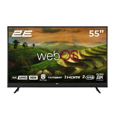 Телевізор 55 2E LED 4K 50Hz Smart WebOS, Black