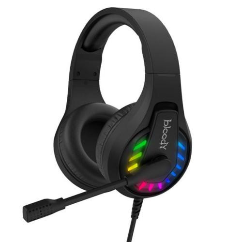 Гарнітура ігрова Bloody G230 з LED підсвічуванням, USB (Black)