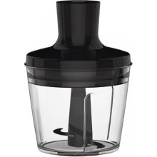 Блендер занурюваний Tefal Quickchef, 1000Вт, чаша 800мл, чопер 500мл, турборежим, сріблясто-чорний (HB656838)