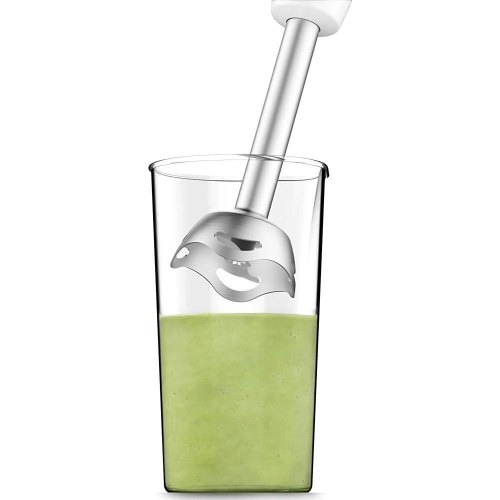 Блендер Tefal заглибний Easychef 450Вт, 3в1, чаша-800мл, чопер-500мл, турборежим, білий