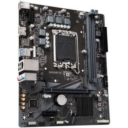 Материнська плата, s1700, Gigabyte H610M K DDR4, MicroATX, Intel H610 HDMI 1xM.2 GbE  LAN mATX