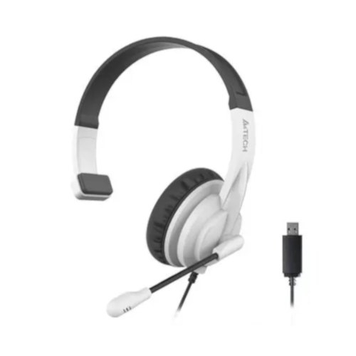 Гарнітура дротова, A4Tech HU-11 Black/White