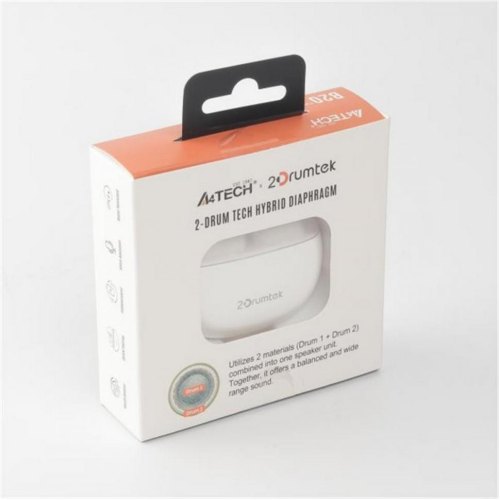 Навушники TWS A4Tech B20 Grayish White