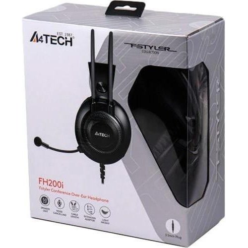 Гарнітура дротова, A4Tech FH200i Grey