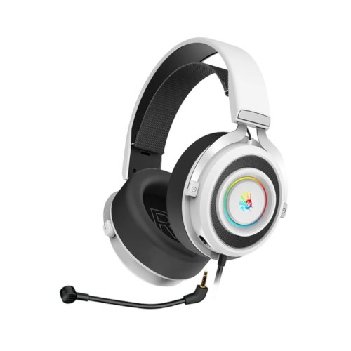 Гарнітура ігрова дротова, A4Tech Bloody G535 Black+White