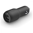 Автомобільний Зарядний Пристрій Belkin Car Charger 37W PD PPS Dual Black