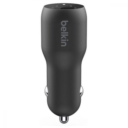 Автомобільний Зарядний Пристрій Belkin Car Charger 37W PD PPS Dual Black