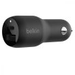 Автомобільний Зарядний Пристрій Belkin Car Charger 37W PD PPS Dual Black