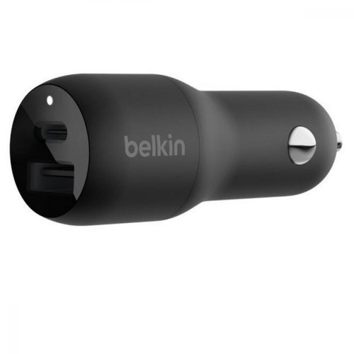 Автомобільний Зарядний Пристрій Belkin Car Charger 37W PD PPS Dual Black