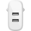 Мережевий Зарядний Пристрій Belkin Home Charger (24W) DUAL USB 2.4A White
