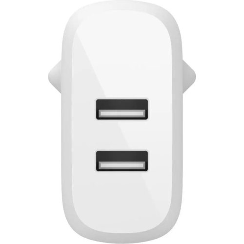 Мережевий Зарядний Пристрій Belkin Home Charger (24W) DUAL USB 2.4A White