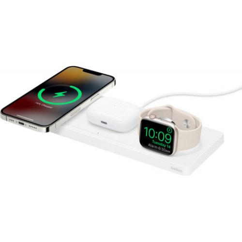Бездротовий Зарядний Пристрій Belkin 3in1 MagSafe, White