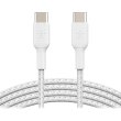 Кабель Belkin USB-С - USB-С, BRAIDED, 1m, white